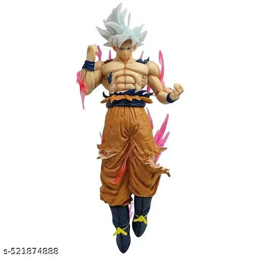 Ultra Instinct Goku Action Figure 25cm – Dragon Ball Super PVC Collectible with Aura Base