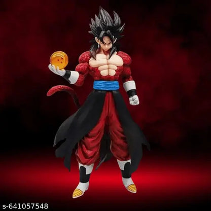 Dragon Ball GT Super Saiyan 4 Goku Action Figure 30cm – Premium Anime Collectible with Dragon Ball